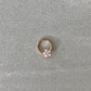 Rose Gold Opal Flower Daith Earring (16G, 8mm, Surgical Steel)