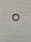 Black Minimalist Septum Piercing (16G | 8mm or 10mm | Surgical Steel | Black, Silver, Rose Gold, Gold, or Rainbow)