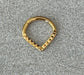 Gold Titanium Daith Earring (16G | 8mm | Titanium | Gold, Silver, or Rose Gold)