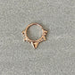 Bendable Septum Ring (16G | 10mm | Rhodium Plated | Gold, Rose Gold, or Silver)