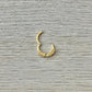 Silver Laurel Septum Piercing (16G | 8mm | Surgical Steel | Silver, Rose Gold, or Gold)