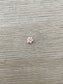 Rose Gold Flat Back Flower Stud for Helix/Conch/Tragus etc. (16G, 6mm or 8mm)