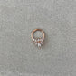 Cute Rose Gold Daith Earring (16G | 8mm or 10mm | Surgical Steel | Gold, Rose Gold, or Silver)