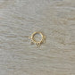Solid Gold Daith Earring Jewelry (16G, 8mm, 14k Solid White or Yellow Gold)