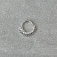 Bendable Silver Septum Piercing (16G | 8mm | Platinum Plated Brass | Rose Gold, Silver, or Gold)