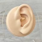 Titanium Heart Daith Earring (16G or 18G | 8mm or 10mm | Titanium)