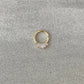 Bendable Gold Septum Ring (16G | 8mm or 10mm | 14k Gold Plated Brass | Gold, Rose Gold, or Silver)