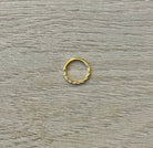 Gold Septum Ring (16G | 6mm, 8mm, or 10mm | Surgical Steel | Gold or Silver)