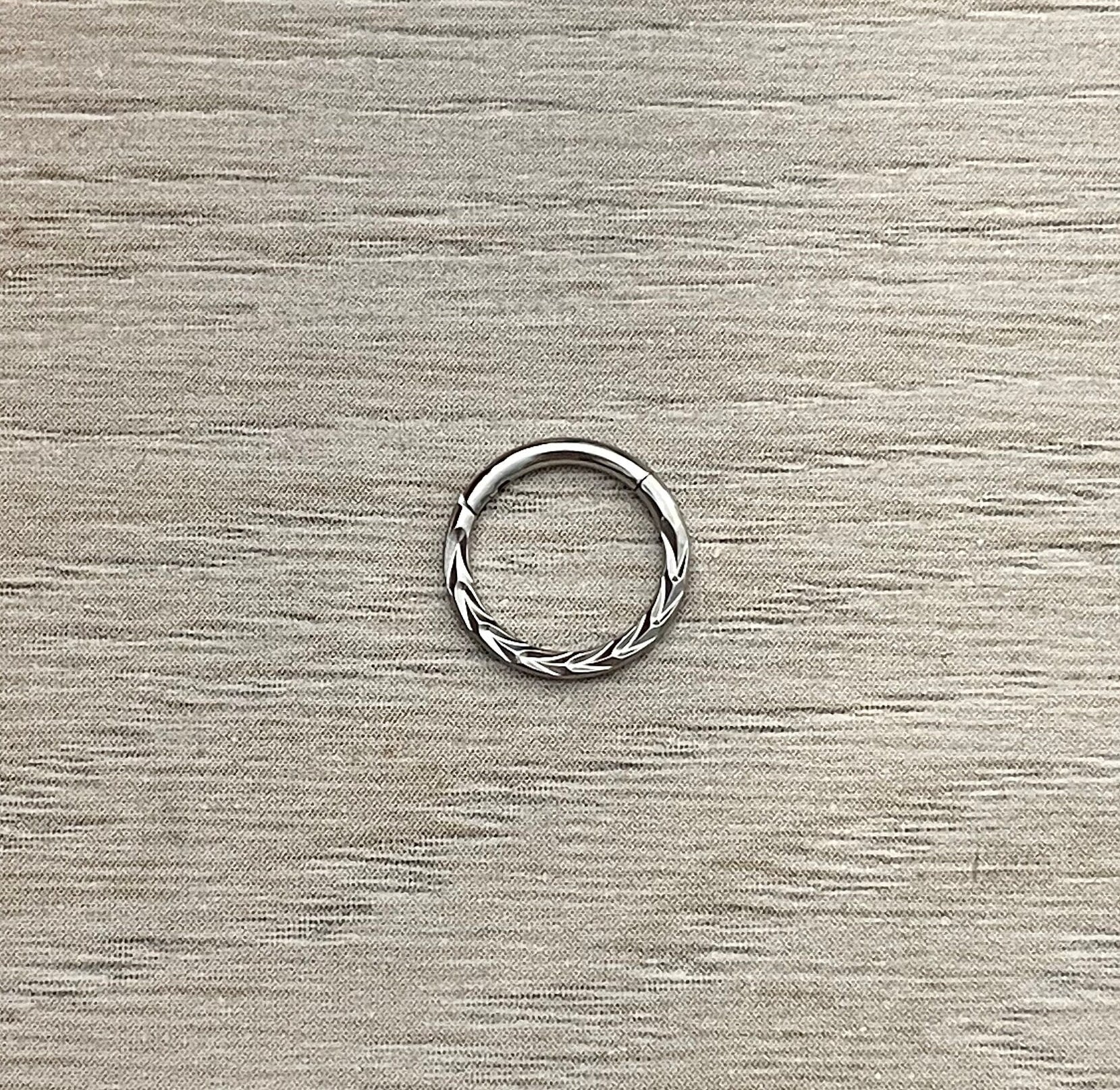 Gold Septum Ring (16G | 6mm, 8mm, or 10mm | Surgical Steel | Gold or Silver)