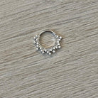 Gold Sunburst Daith Earring (16G | 8mm or 10mm | Surgical Steel | Gold or Silver)