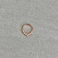 Cute Rose Gold Daith Earring (16G, 8mm or 10mm, Surgical Steel)