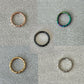 Black Twisted Septum Piercing (16G | 8mm | Surgical Steel | Black, Silver, Gold, Rose Gold, or Rainbow)
