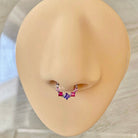 Titanium Septum Piercing (16G | 8mm or 10mm | Titanium | Multiple Color Options)
