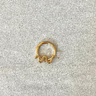 Snake Titanium Daith Earring (16G, 8mm or 10mm, Implant-Grade Titanium)
