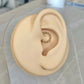 Gold Daith Earring (16G | 6mm, 8mm, or 10mm | Surgical Steel | Gold, Silver or Black)
