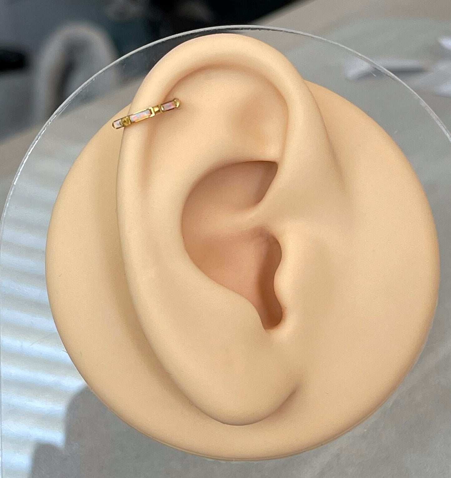 Gold Helix or Conch Earring (16G | 8mm or 10mm | Titanium | Several Color Options)