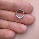 Lune d’Opale Daith Earring-Daith Earring-Elara Body Jewelry