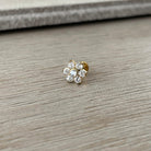 Luneda Bloom Flat Back Stud Piercing-Cartilage Earring-Elara Body Jewelry