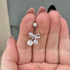 Noema Belly Button RIng-Belly Button Rings-Silver-Elara Body Jewelry