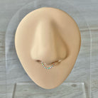 Opaline Halo Septum Ring-Septum Ring-Elara Body Jewelry