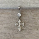 Sanctielle Belly Button Ring-Belly Button Rings-Elara Body Jewelry