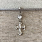 Sanctielle Belly Button Ring-Belly Button Rings-Elara Body Jewelry