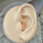 Seraphine Twist Daith Earring-Daith Earring-Gold-Elara Body Jewelry