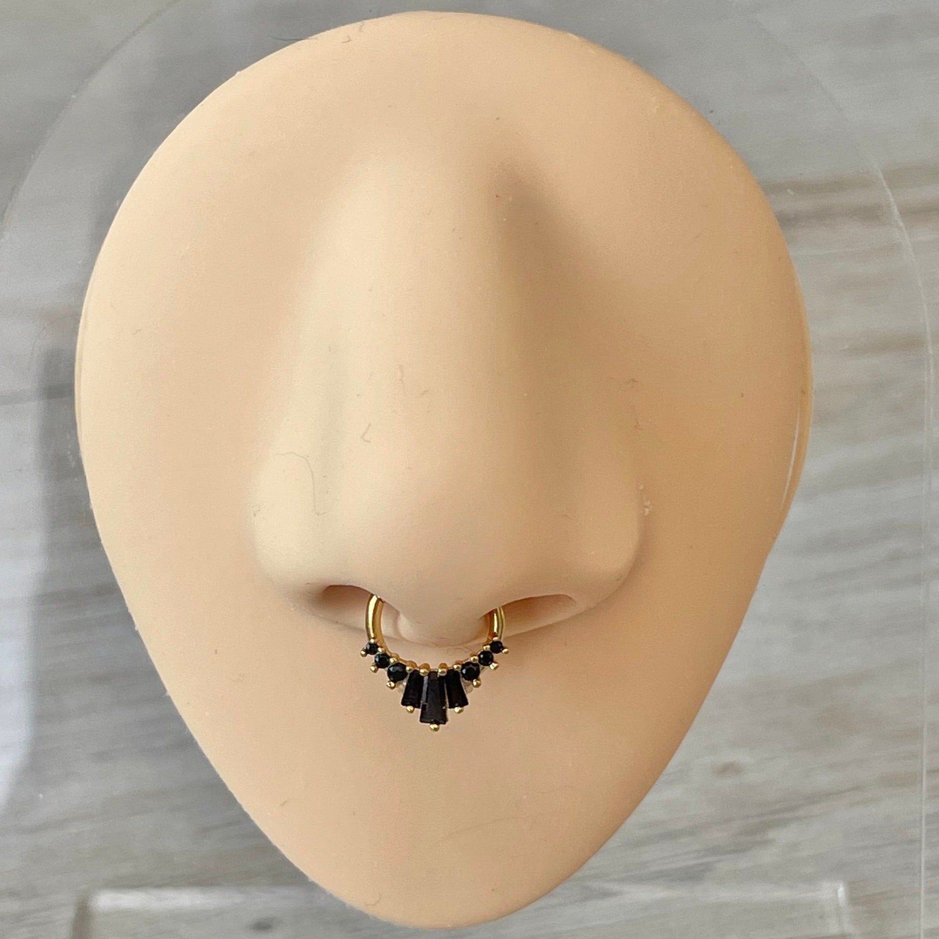 Siena Glow Septum Ring-Septum Ring-Elara Body Jewelry