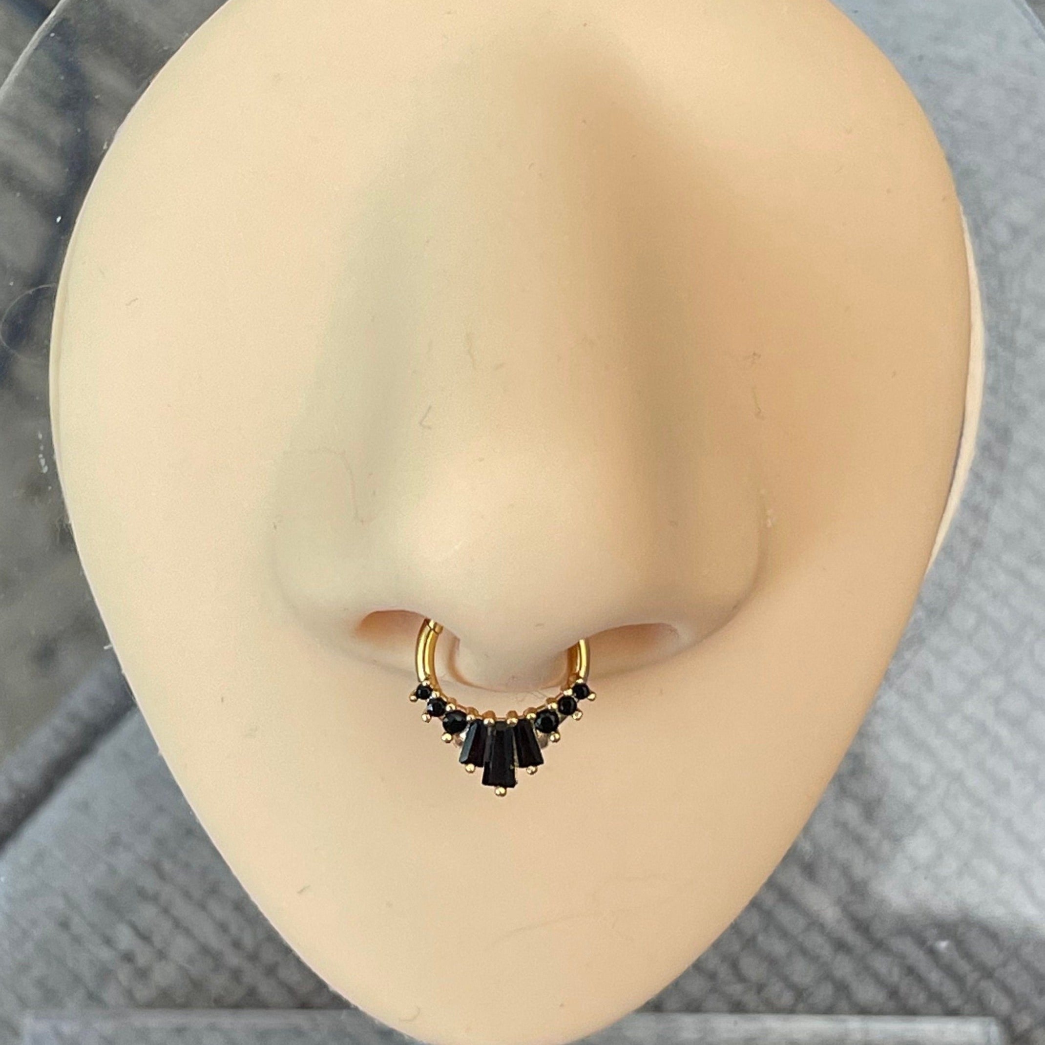 Siena Glow Septum Ring-Septum Ring-Elara Body Jewelry