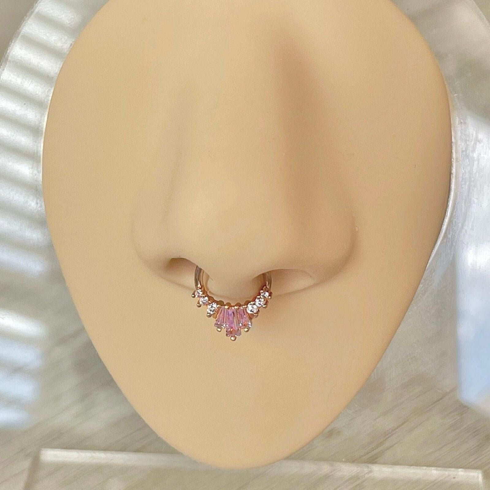 Siena Glow Septum Ring-Septum Ring-Elara Body Jewelry