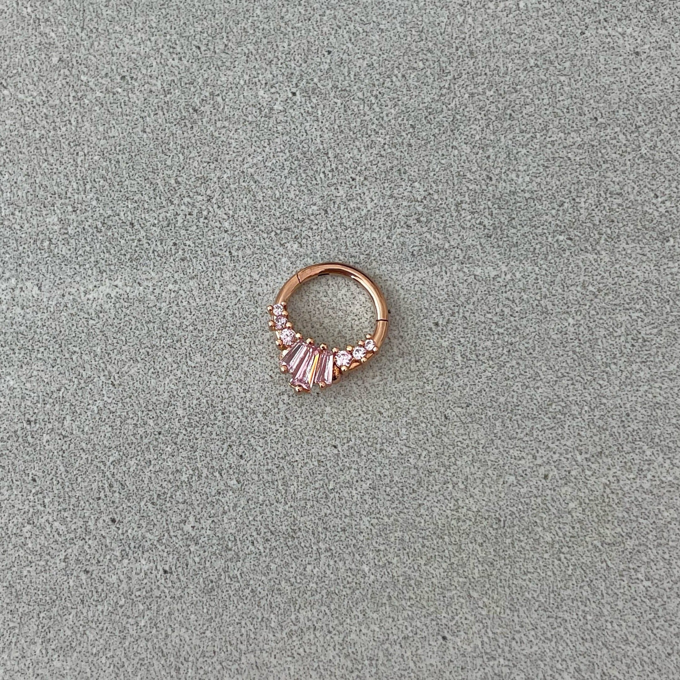 Siena Glow Septum Ring-Septum Ring-Elara Body Jewelry