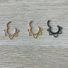 Soluna Bloom Daith Earring-Daith Earring-Elara Body Jewelry