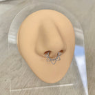 Soluna Bloom Septum Ring-Septum Ring-Silver-Elara Body Jewelry