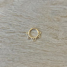 Soluna Bloom Solid Gold Daith Earring-Daith Earring-Elara Body Jewelry