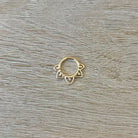 Soluna Bloom Solid Gold Septum Ring-Septum Ring-Elara Body Jewelry