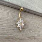 Supernova Belly Button Ring-Belly Button Rings-Elara Body Jewelry
