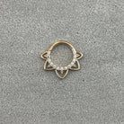 Velora Spark Septum Ring-Septum Ring-Elara Body Jewelry