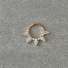 Verdant Glow Daith Earring-Daith Earring-Elara Body Jewelry