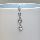 Verspera Cascade Belly Button Ring-Belly Button Rings-Silver-Elara Body Jewelry