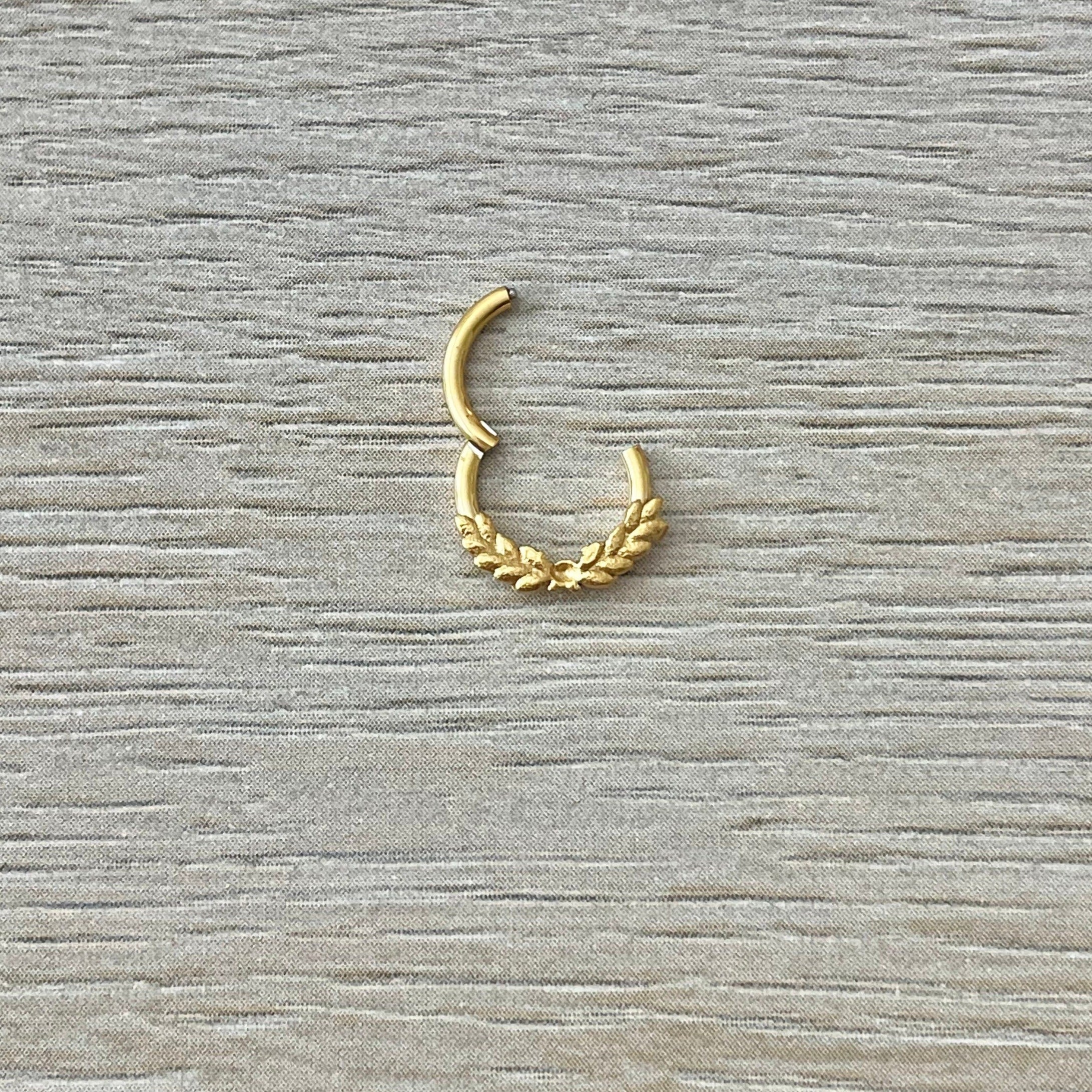 Vine of Dreams Septum Ring-Septum Ring-Elara Body Jewelry