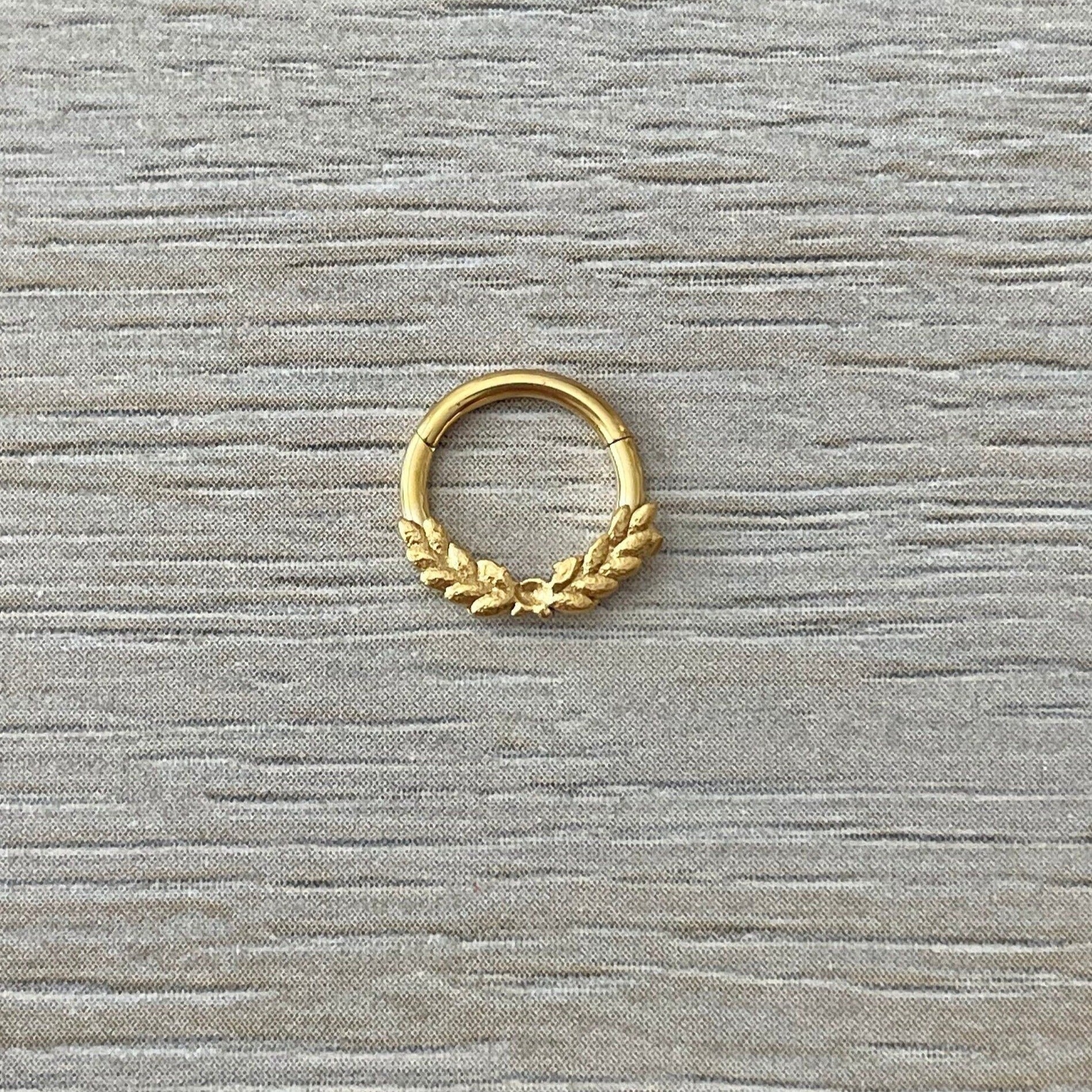 Vine of Dreams Septum Ring-Septum Ring-Gold-Elara Body Jewelry