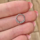 Vine of Dreams Septum Ring-Septum Ring-Silver-Elara Body Jewelry