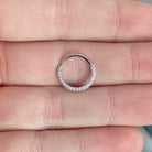 Zephyra Glow Septum Ring-Septum Ring-Elara Body Jewelry
