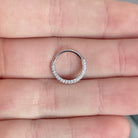 Zephyra Glow Septum Ring-Septum Ring-Elara Body Jewelry